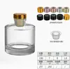 Frasco Cilíndrico Colorido Personalizado para Aromaterapia 120ml Frasco Difusor de Varetas sem Chama Frasco de Vidro Transparente para Uso Doméstico