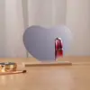 Novo espelho de maquiagem irregular para dormitório estudantil espelho decorativo de mesa para casa espelho em formato portátil atacado
