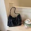 Shuai Mijia Bolsa Tote Fashionável de Grande Capacidade Estilo Coreano com Laço para Mulheres 2026 Nova Coleção de Verão Mochila Simples e Estilosa