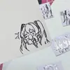 Pegatinas Decorativas de Regalo Impermeables Personalidad Merchandising de Anime Pegatinas Metálicas Hatsune Miku Decoración para Laptop Auriculares Otros