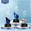 Troféu de Cristal Personalizado Medalha Criativa Troféu de Competição de Dança Reunião Anual Prêmios de Funcionário Destaque Artesanato de Cristal Comemorativo