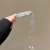 Pasador de Pelo con Borla de Campana de Diamante Azul para Mujer, Accesorio de Pelo Exquisito de Gama Alta, Pinza Lateral, Pasador de Pelo, Pinza BB Lateral de Estilo Antiguo