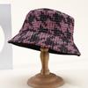 Chapéu de Pescador Estilo Retrô com Estampa de Leopardo para Mulheres no Outono Viagem Chapéu de Bacia Quente para Cobrir o Rosto Chapéu Plano para Mulheres Versátil Chapéu Bucket