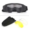 Gafas de moto todoterreno, gafas a prueba de viento, gafas deportivas para ciclismo, máscara de ventilador militar CS, gafas tácticas a prueba de balas y viento, antivaho