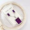Set de Collar y Pendientes de Acero de Titanio de Alta Calidad, Nuevo Estilo Europeo y Americano, de Venta Caliente Transfronteriza, Joyería de Concha Genuina para Mujer, Precio Especial, Entrega Directa