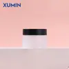 En Stock Botellas de Empaque Xumin Cosmetics 50g Frasco de Crema PP Escarchado Transfronterizo Doble Capa Redondo Recto Frasco para Crema Facial Hidratante