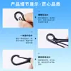 Gancho accesorio en forma de S, gancho de resorte de aleación de zinc, piezas accesorias, llavero pequeño en S, mosquetón de liberación rápida para montañismo, llavero