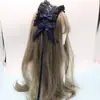 Faixa de cabelo Lolita soft girl japonesa grampo de cabelo de renda Lolita doce para o dia a dia, faixa de cabelo versátil, tiara KC com laço
