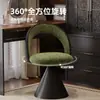 Banqueta de maquiagem de luxo leve estilo italiano, banqueta de toucador para uso doméstico para o quarto principal das meninas, cadeira de penteadeira giratória, novo modelo 2026