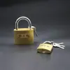 Candado de marca Yonggu de cobre de imitación grueso de grillete corto de apertura simple candado de cobre de imitación candado independiente directo de fábrica candado pasante se puede personalizar