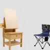 Mesa de Dibujo Multifuncional, Estudio de Arte Escolar Portátil, Silla para Pintar, Taburete de Pintura Integrado Elevable y Ajustable, Tabla de Dibujo, Su Mai Taibo