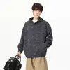Moletom com capuz estilo americano para homens, nova coleção primavera/outono 2026, blusa de manga comprida, agasalho masculino, moletom moderno para adolescentes