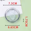 Taza de Agua Redonda de 20 oz 30 oz Seleccionada Cuidadosamente con Tapa de Empuje Sello de Silicona Antiderrames Tapa de Empuje Tapa de Vaso de Agua de Plástico Transparente