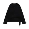 ALINDM Talla Grande Estilo Coreano Diseño Ins Top para Otoño 100kg Holgado Cuello Redondo Manga Larga Camiseta para Mujer