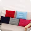 Almohada inflable portátil para siesta, para viajes al aire libre, cuadrada, con asiento, pequeña, con protección para la cintura.