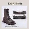 Cadarços para Botas Martin para Homens e Mulheres, Botas de Trabalho Amarelas de Cano Alto, Cadarços Espessos de Couro Branco, Preto, Marrom, Cadarços Redondos Longos