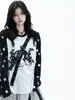 Camiseta Raglán Primavera 2026 para Hombre y Mujer, Diseño Vintage de Retazos Holgado de Manga Larga para Primavera y Otoño con Mangas Raglán de Estrella