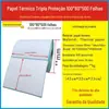 Papel térmico de três provas 100x150 papel de etiqueta térmica 100 * 100 papel de impressão papel de código de barras adesivo adesivo de etiqueta