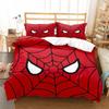 Juego de Cama de Tres Piezas Transfronterizo Serie Spider-Man Amazon Funda Nórdica Juego de Cuatro Piezas Cepillado Juego de Dos Piezas