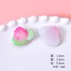Accesorios para Joyería DIY Frescura de Verano Flor de Loto Pegamento de Crema Miniatura Artificial Imán para Refrigerador Accesorios de Resina