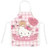 Delantal infantil HelloKitty, diseño de gato rosa, anti-manchas, delantal para adultos, venta directa de fábrica, baberos disponibles para venta al por mayor