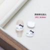 Accesorios de Arte de Uñas de Dibujos Animados de Moda Gato Kt Lazo de Resina 3D Piezas de Uñas Portátiles Decoraciones para Uñas