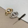 Chaveiro Criativo para Carro Cravejado de Diamantes com Placa de Telefone Anti-Perda Exclusivo Chaveiro Argola de Chaveiro Joia Fábrica Atacado