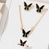 SHEIND Duoduo Transfronterizo Nuevas Explosiones Mariposa Traje de Reloj de Cinco Piezas Simple Moda de Comercio Exterior Joyería para Mujer