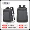 Mochila expansível com impressão de logotipo personalizado, separação de itens secos e molhados, bolsa de viagem multifuncional, mochila executiva para laptop para embarque