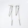 Pendientes de Perla Coreanos de Alta Gama 2026, Aguja de Plata Estilo Vintage Chanel, Diamante Multicolor Estrella de Ocho Puntas, Pendientes de Botón, Venta al por Mayor