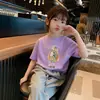 Camiseta de Manga Corta para Niños Algodón Puro 2026 Nuevo Estilo Niños Medianos y Grandes Verano Manga Media Ropa para Niños Tops Camisetas Versátiles