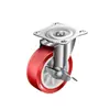 Roda de Caster Universal Silenciosa 1.0~3 polegadas Roda de Caster para Carrinho Ferragens para Móveis Polia Direcional com Roda de Freio