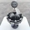 Amortecedor de Pulso Tipo Diafragma CPVC UPVC Aço Inoxidável PVDF Tanque de Amortecimento com Manômetro PP Bexiga de Ar