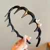 Diadema Ancha Estilo Coreano para Mujer 2026 Nuevo Modelo Diadema de Moda de Alta Gama para Salir, Lavarse la Cara, Pinza para el Cabello Antideslizante Accesorio para el Cabello
