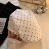 Estilo Coreano INS Chapéu Estrela para Frente Feminino Primavera Verão Nova Tendência da Moda Boina Versátil Deixa o Rosto Parecer Menor Chapéu de Jornaleiro