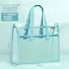Bolsa de Mão Especial para Provas Impermeável Transparente Reforçada Grande Capacidade Bolsa de Armazenamento de Material para Lição de Casa de Estudante Bolsa de Papelaria Universal