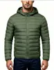 Chaqueta de algodón de invierno para hombre transfronteriza, abrigo corto de algodón casual moderno para hombre, prenda exterior de algodón con capucha ligera y cálida para hombre