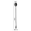 Cuchara de Barra de Acero Inoxidable 304 Mango Largo Cuchara para Remover Cuchara para Hielo Palillo para Remover Café Té con Leche Cuchara Mezcladora de Cócteles