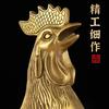 Animales del Zodiaco Doce en Bronce, Gallo Dorado de Cobre, Lingote de Cobre, Artesanías Decorativas para el Hogar de Gallo de Cobre, Venta Directa del Fabricante