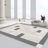 Manta para el hogar Nuevo estilo Lujo ligero Moderno Simple Sala de estar Sofá Mesa de centro Manta Dormitorio Comedor Alfombra Antideslizante Resistente a la suciedad