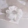 Goma para coleta baja estilo coreano con un toque de alta gama, Sujetador de pelo de oso extragrande para mujer, Material de tela, Alta elasticidad, Suave con el cabello