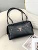 Bolso de Mano Oscuro de Moda para Hombre y Mujer de Nicho 2024 Gran Capacidad Casual de Viaje Bolso de Hombro Cruzado