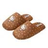 Chinelos de algodão Hello Kitty, pantufas de inverno femininas para casa, fofos e macios, antiderrapantes, quentes e adequados para uso doméstico