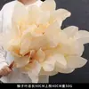 Escenario de Flores Artificiales Color Champán para Boda, Ramo de Flores Falsas, Rosa, Orquídea Mariposa, Flores de Boda, Venta al por Mayor de Flores Artificiales