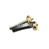 Accesorios para Instrumentos Musicales 6 Tonos Cobre Puro 6.5*10.8mm Pin de Puente Pin de Cuerda para Guitarra Eléctrica Tl