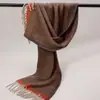 Fabricante de Mongolia Interior Suministra Directamente Bufanda de Lana Mohair, Chal Grueso con Borlas, Bufanda Cálida y a Prueba de Frío