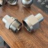Conectores de Manguera de Alta Presión de Acero Inoxidable para Maquinaria de Ingeniería, Conectores de una Pieza Engarzados, Soldadura de Tuberías de Aceite Industriales
