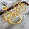 Anel Liso Tendência Dourado Areia Vietnamita Galvanizado a Vácuo 24K 4N5N6N8N Artesanato Tradicional Exquisite Pulseira de Lótus Joias