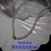Batata Pequeña Ins Fiebre Francesa Estilo Hepburn Cadena para Clavícula de Lingote de Plata 925 Collar de Perlas Accesorios para Mujer