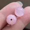 Calcedonia Blanca Amarilla Verde Azul Morado Loto Cuentas Sueltas Cuentas Redondas Accesorios para Pulseras Cuentas de Loto con Agujero Pasante Aproximadamente 10 mm Jade de Cuarcita